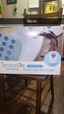 Serene life bubble bath mat