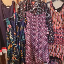 Lot Of 5 Women's Dresses, NWT,  All Size XL