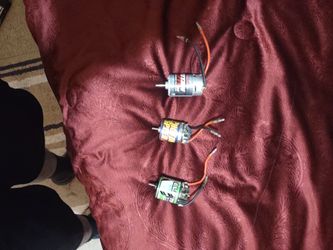 Three Random Brushed RC Motors