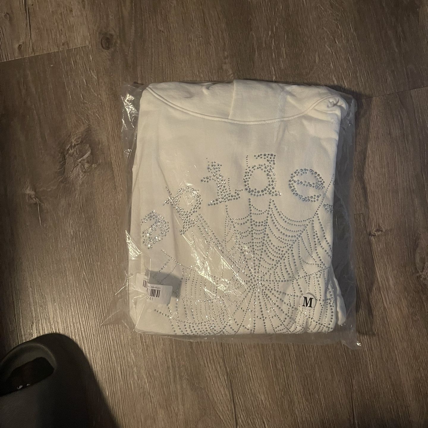 Sp5der Hoodie White  Size M