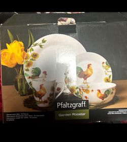 Pfaltzgraff rooster dishes