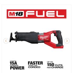 M18 FUEL 18V Lithium-Ion Brushless Cordless Super SAWZALL Orbital Reciprocating Saw (Tool-Only)
