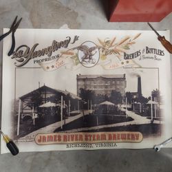 2001 Yuengling James River Brewing Company Poster