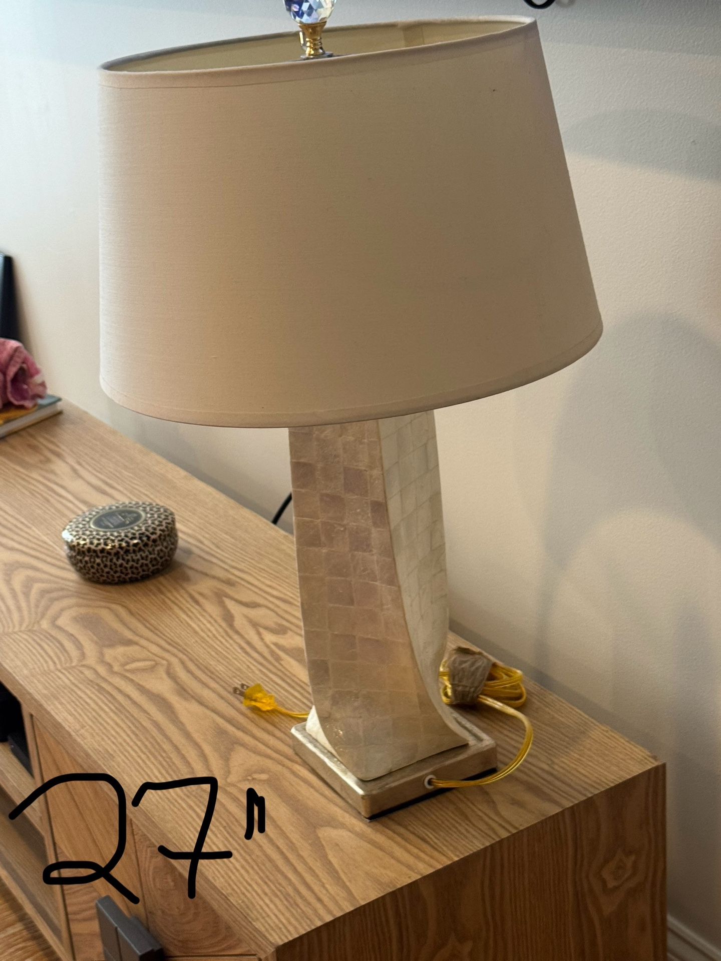 Mother Of Pearl Modern Lamp