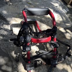 YAKIMA SUPERJOE PRO 3 BICYCLE RACK TRUNK MOUNT COLOR RED.