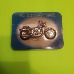 2 Sets Of Harley Davidson Playing Cards In Tin