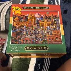 Day of The Dead Jigsaw Puzzle - 500 Pieces - 16"× 20"