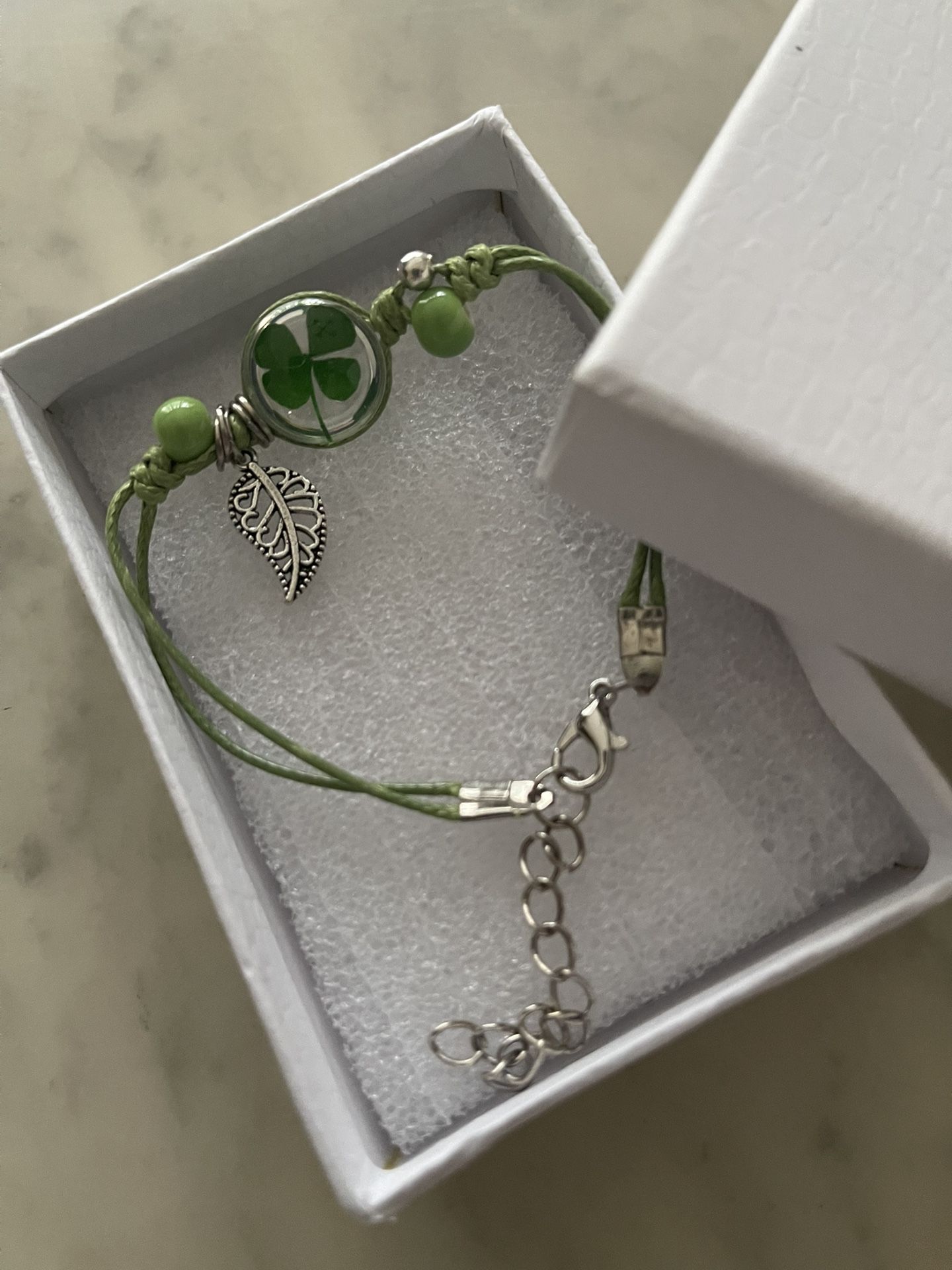 New Lucky clover bracelets, $ 8 each
