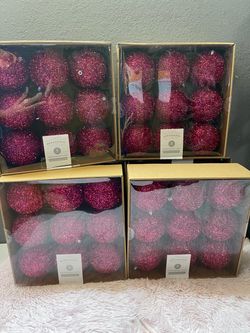 Wondershop 9-Piece Glitter Ornament