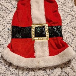Santa Suit Dog Size M