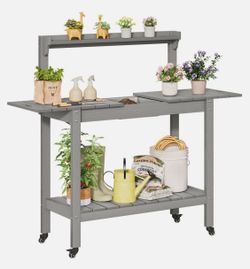 Outdoor Potting Bench w/ Removable Sink - PT104