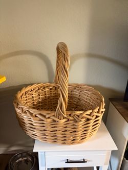 Heavy duty wicker basket