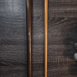 2-Piece 19 oz Wood Pool Cue Billiard Heavy Stick