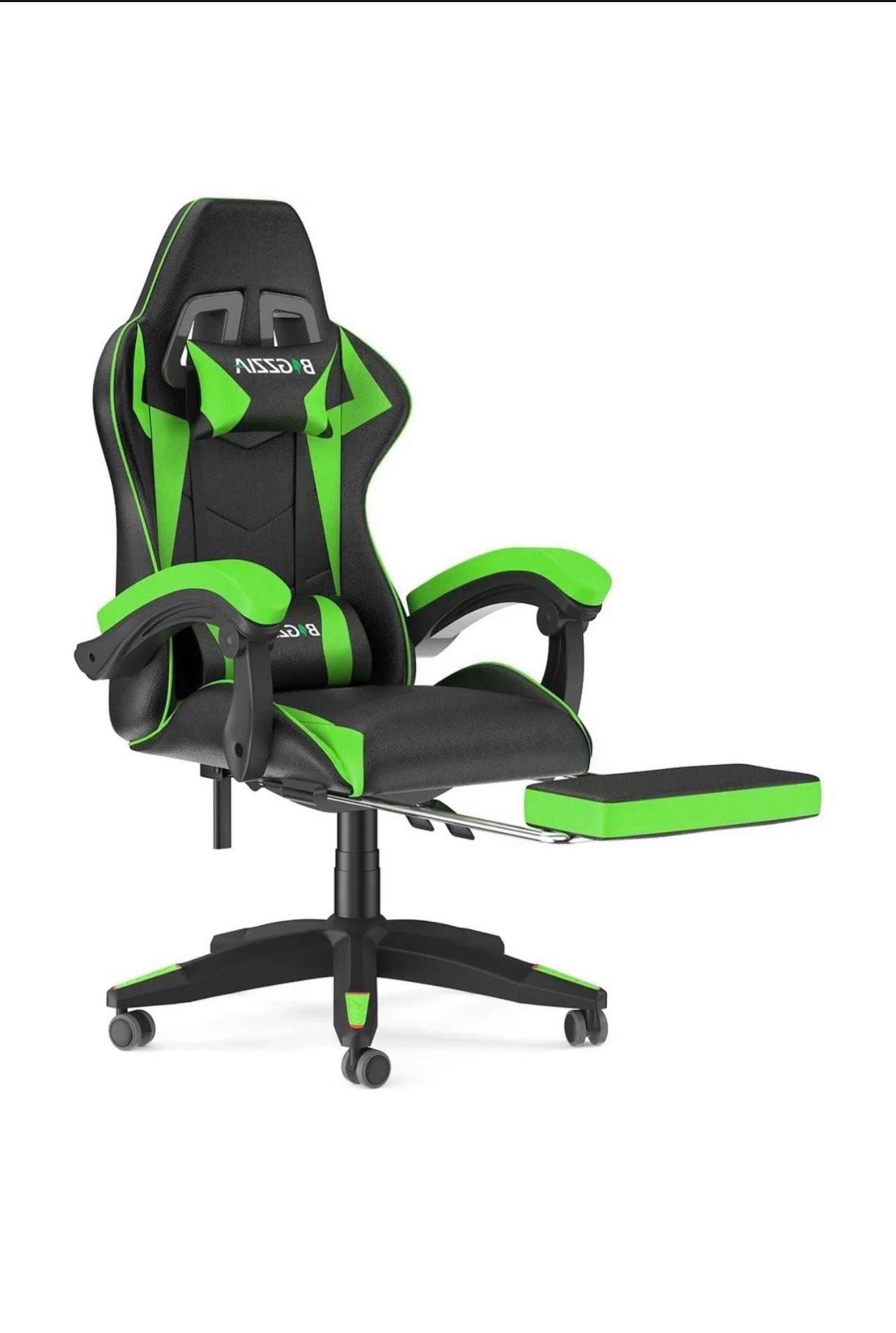 New in a sealed box Ergonomic Gaming Chair with Adjustable Footrest & 360° Swivel Seat (D356)