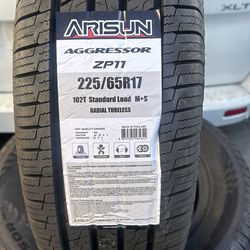 225/65/R17 102T  Arisun Aggressor
