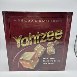 Vintage 1997 Milton Bradley Yahtzee Deluxe Edition Gold Board Game (sealed)