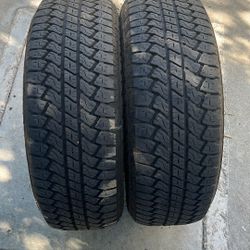 265/70R17 2 Bridgestone Dueler Tires