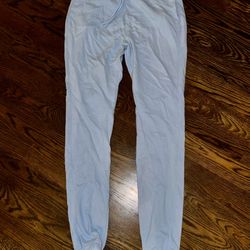 Men’s Hollister Light Blue Sweatpants Joggers, Medium