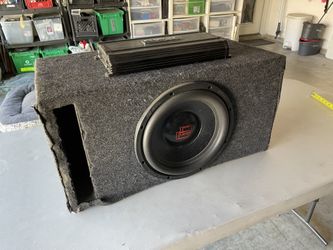 Sub Woofer And Amplifier