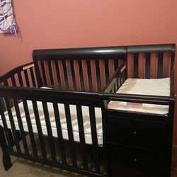 Black Mini Crib