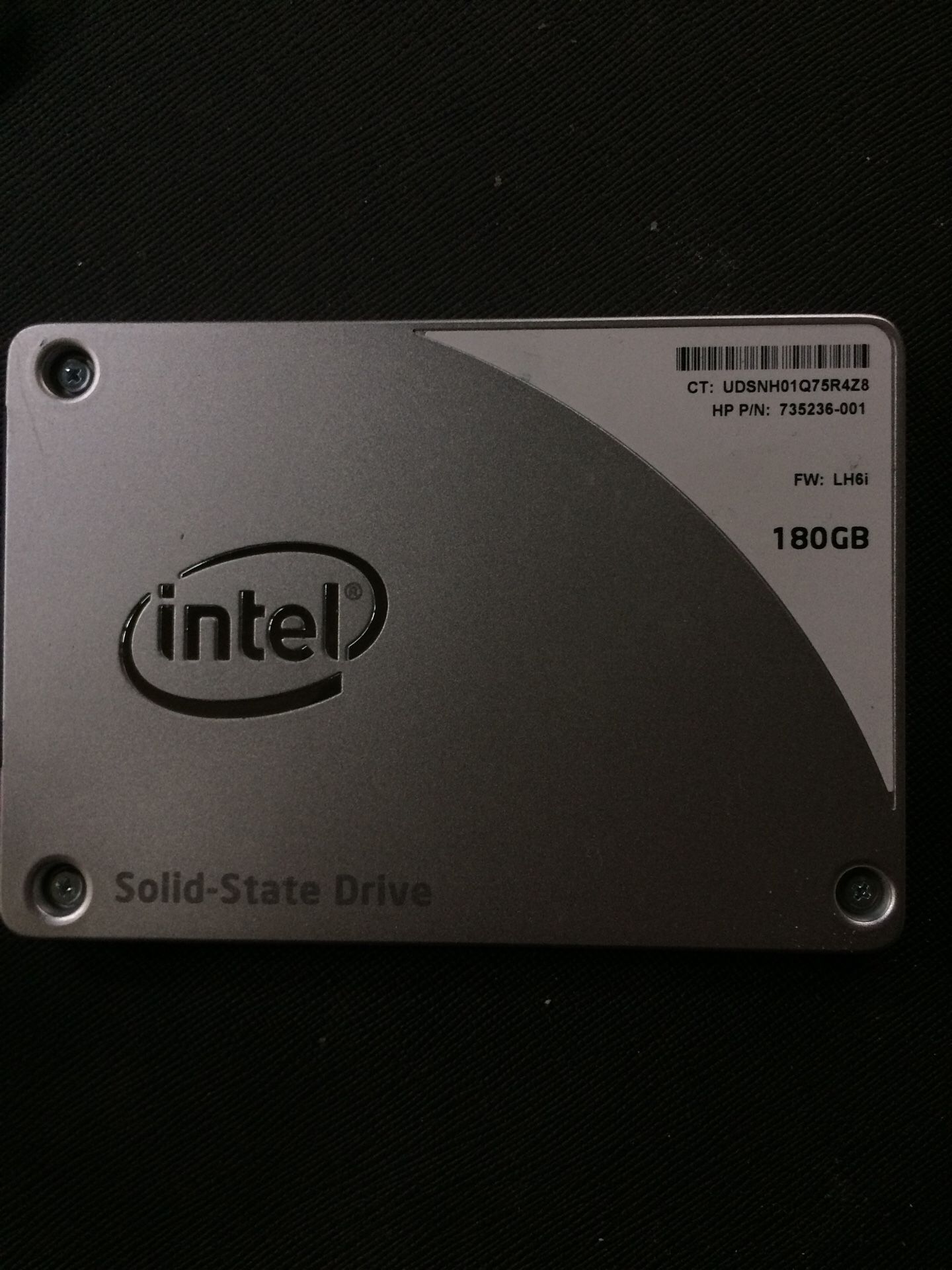 Intel 180gb SSD Pro 1500 Series Solid State Hard Drive