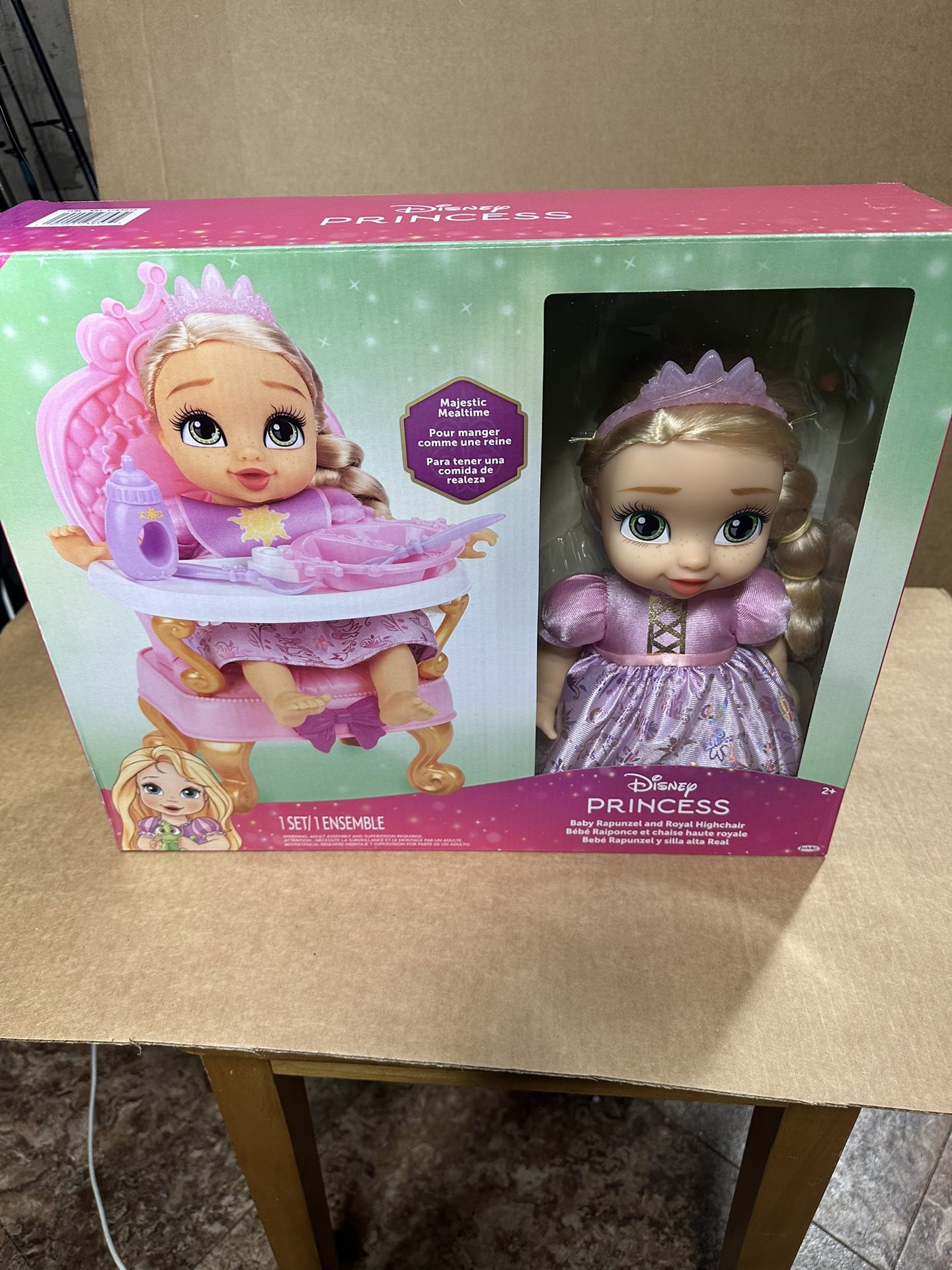 BNB 1 Set Of Disney Princess “Rapunzel” And Royal HighChair 