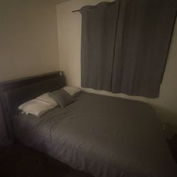 Full Bed Frame + Mattress Bundle – Must Pick Up – Moving Sale