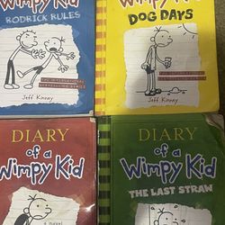 Diary Of A Wimpy Kid 1-4