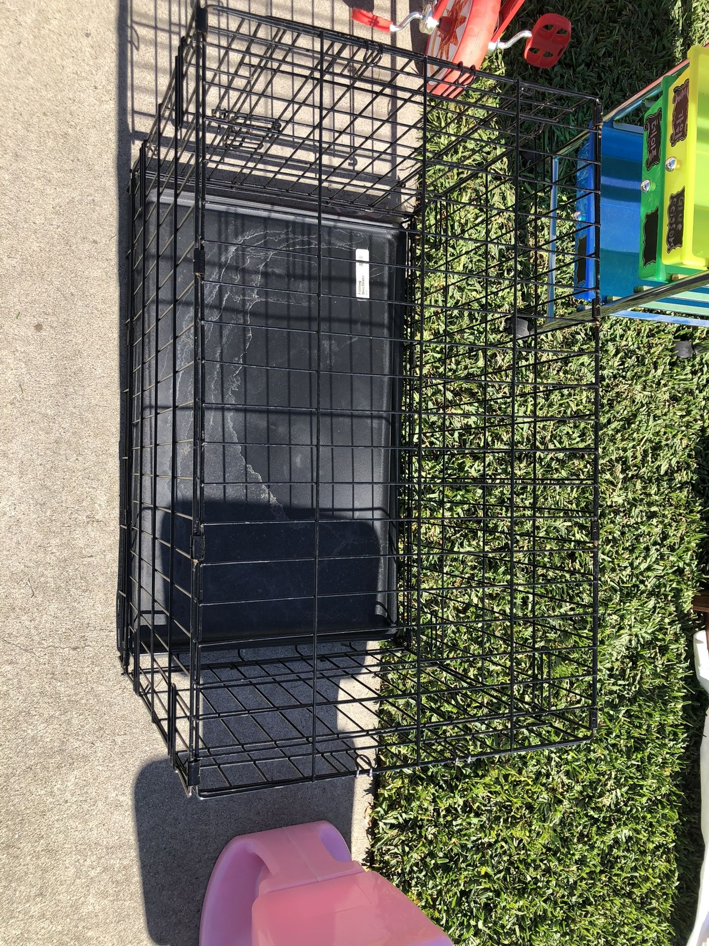 Two Medium Size Dog Kennels