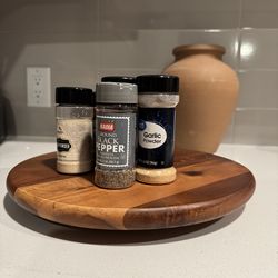 Wooden Lazy Susan Kitchen Turntable