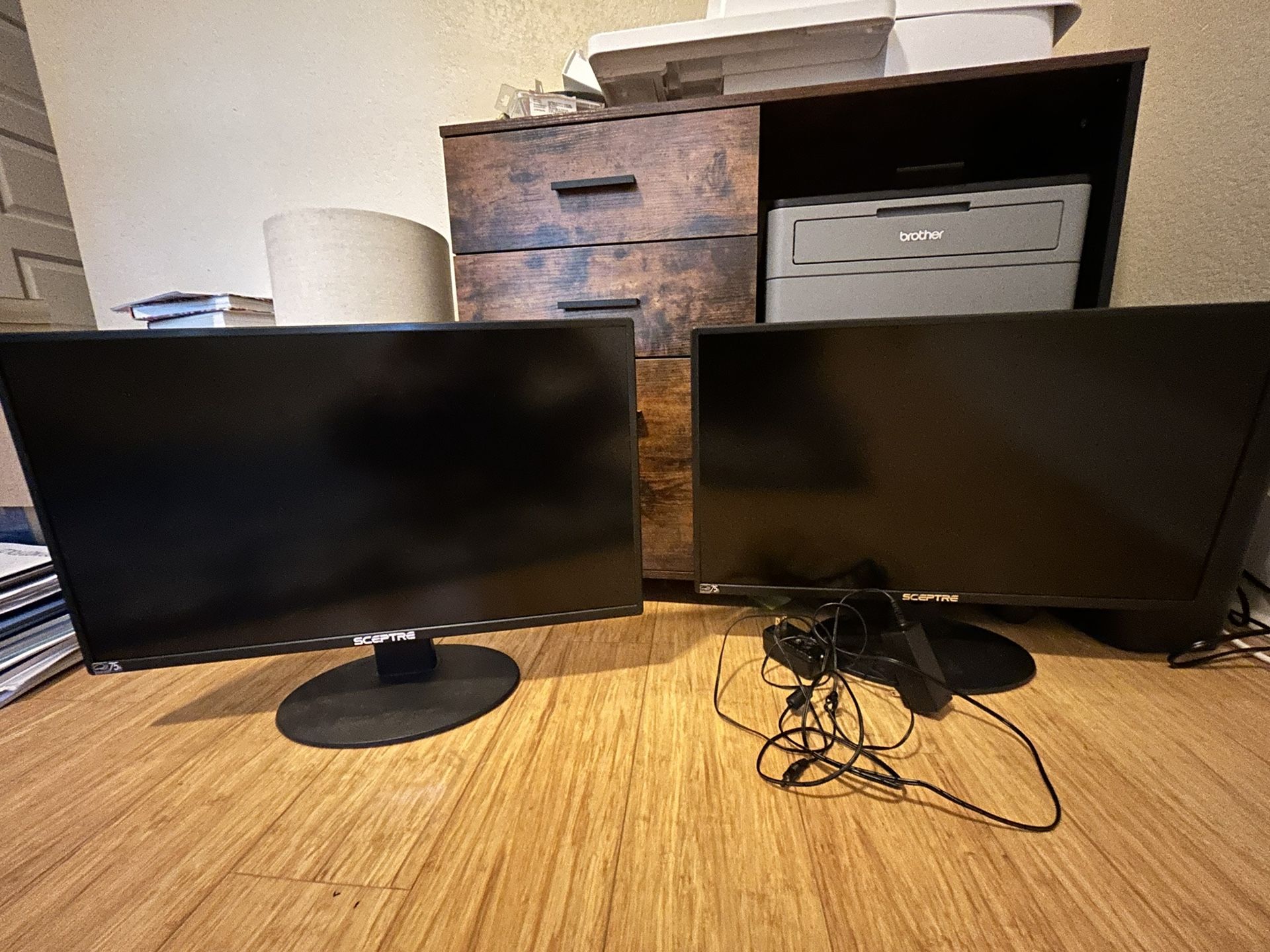 Set Of 2 Computer Monitors