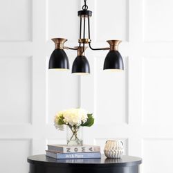  Mid Century Modern Jonathan Y Middleton 3-Light LED Pendant