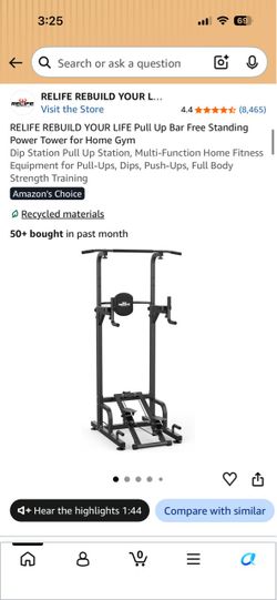 Pull up bar standing tower