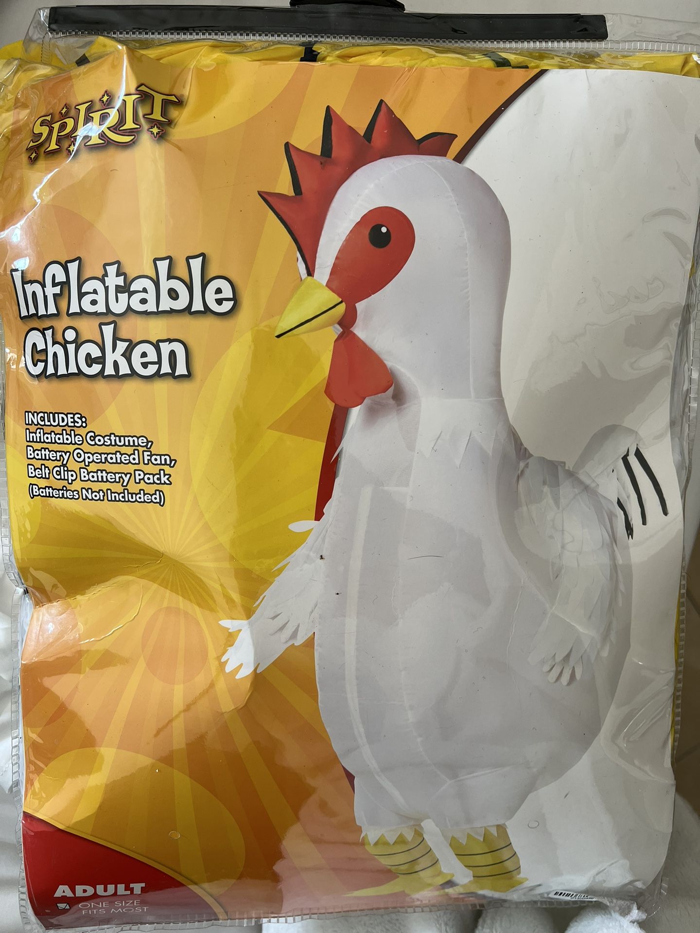 Used Adult Chicken Inflatable Costumes For A Couple