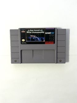 Nigel Mansell's World Championship Racing (Super Nintendo, 1991 SNES) Cart Only