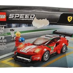 LEGO Speed Champions 75886 Ferrari 488 GT3 Scuderia Corsa – Retired, New, Damage