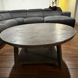Gray coffee table