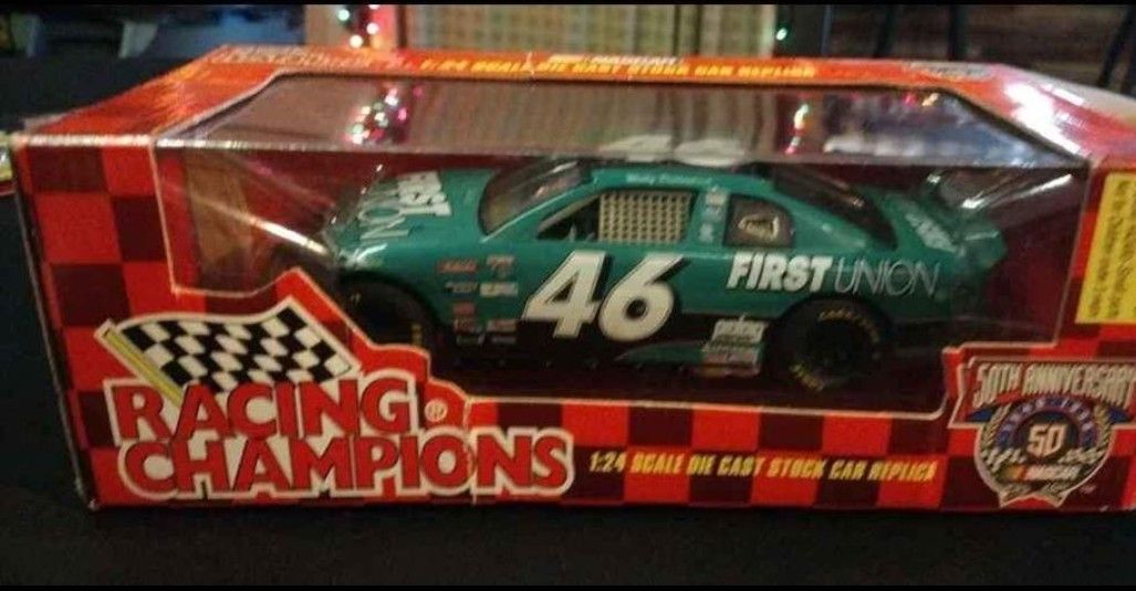 Wally Dallenbach #46 First Union 1998 50th Anniversary of NASCAR Diecast 1:24