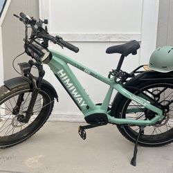 Himiway Zebra Model e-Bike ; 26”; Green