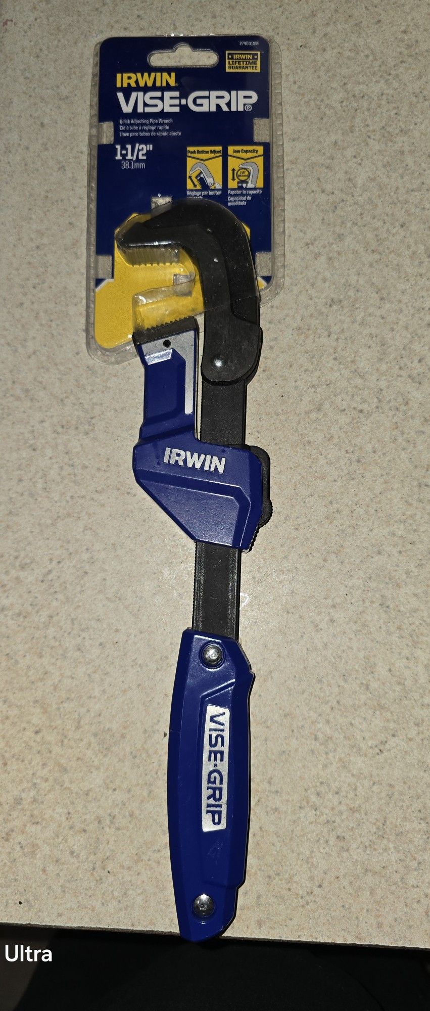 Adjustable Pipe Wrench  IRWIN  1-1_2