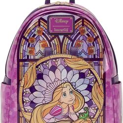 Loungefly Disney Princess Stained Glass Collection: Rapunzel Mini-Backpack