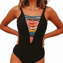 Sophia's Choice One Piece Monokini Swimsuit