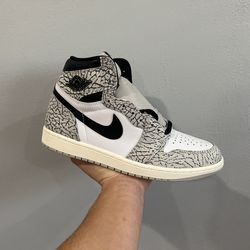 Jordan 1 White Cement