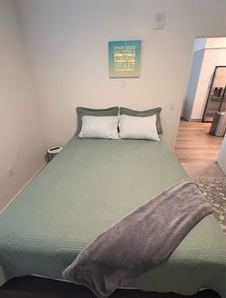 Queen Mattress + Platform Bed Frame – $399 OBO