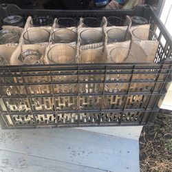 Glass Cups . 51 Cups