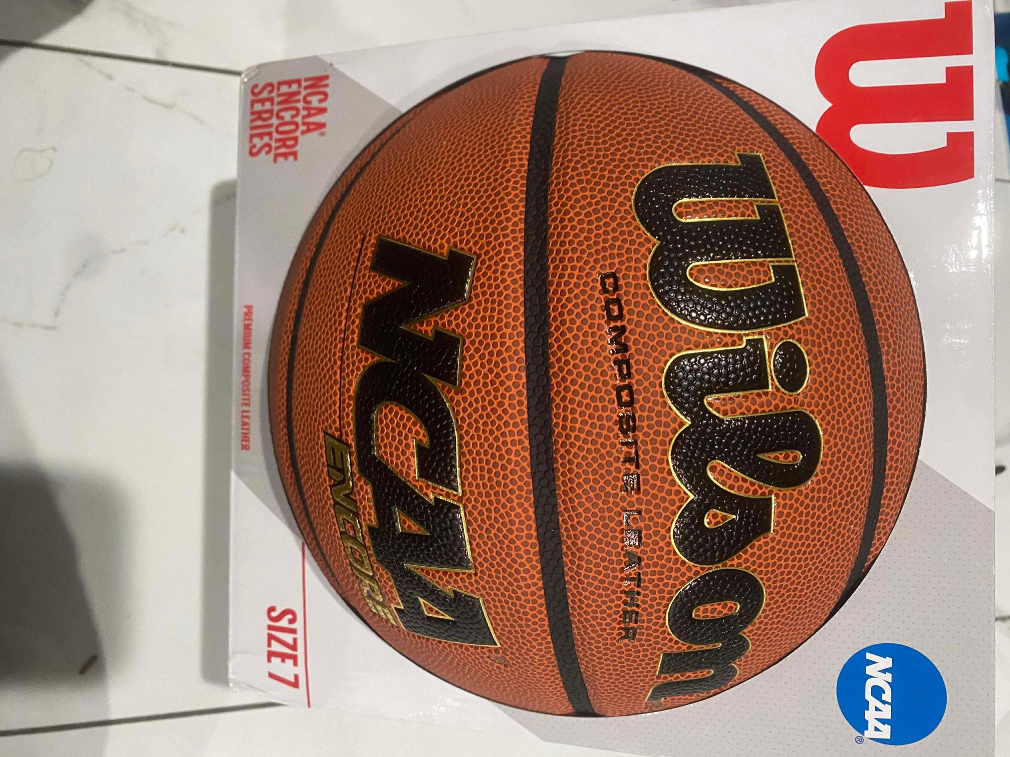 Wilson Official Encore NCAA Composite Leather Basketball SIZE-7