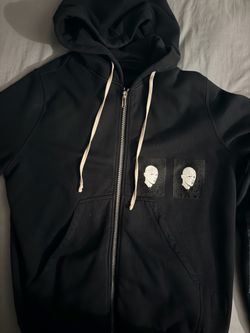 Rick Owens DRKSHDW Jason Felpa Patch zip up CL