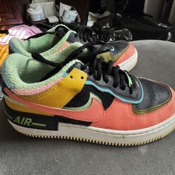 Nike Air Force 1 Sneakers Shadow SE 'Solar Flare Atomic Pink'