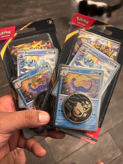 Pokemon Pitch Black Premium Checklane Blister Amaura, Aurorus - New