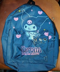 Kuromi Backpack With Lunch Bag 